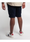 Short cargo grande taille bleu marine