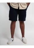 Short cargo grande taille bleu marine