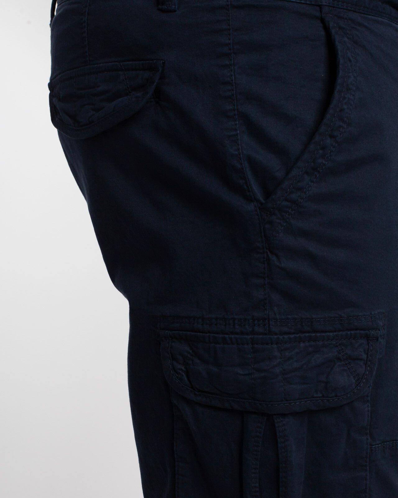 Short cargo grande taille bleu marine