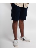 Short cargo grande taille bleu marine