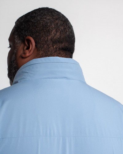 Blouson technique grande taille bleu ciel