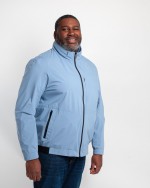 Blouson technique grande taille bleu ciel