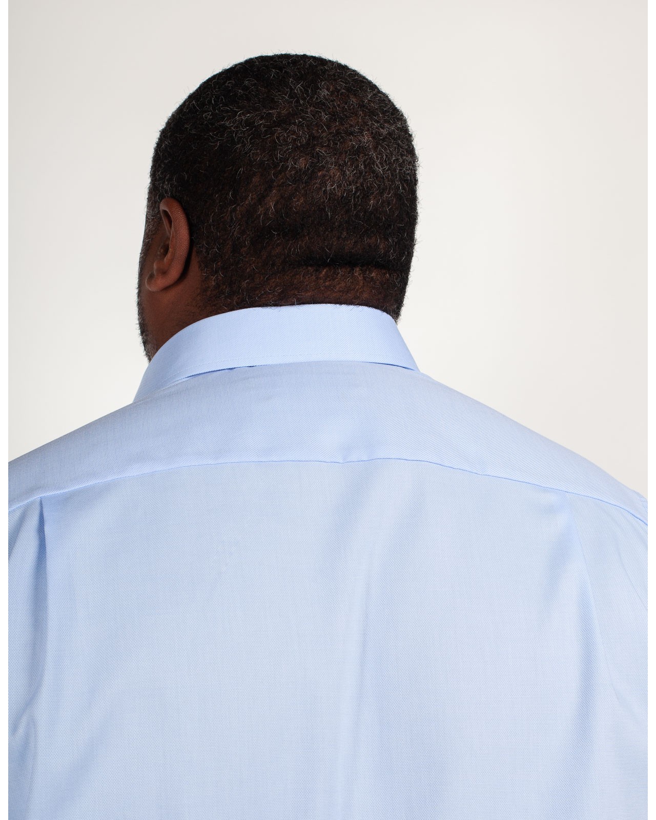 Chemise piqué grande taille bleu