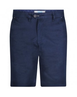 Short chino Duke en coton grande taille bleu marine