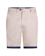 Short chino Duke en coton grande taille beige