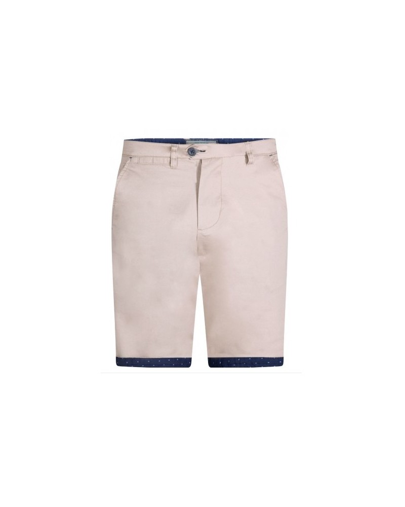 Short chino Duke en coton grande taille beige