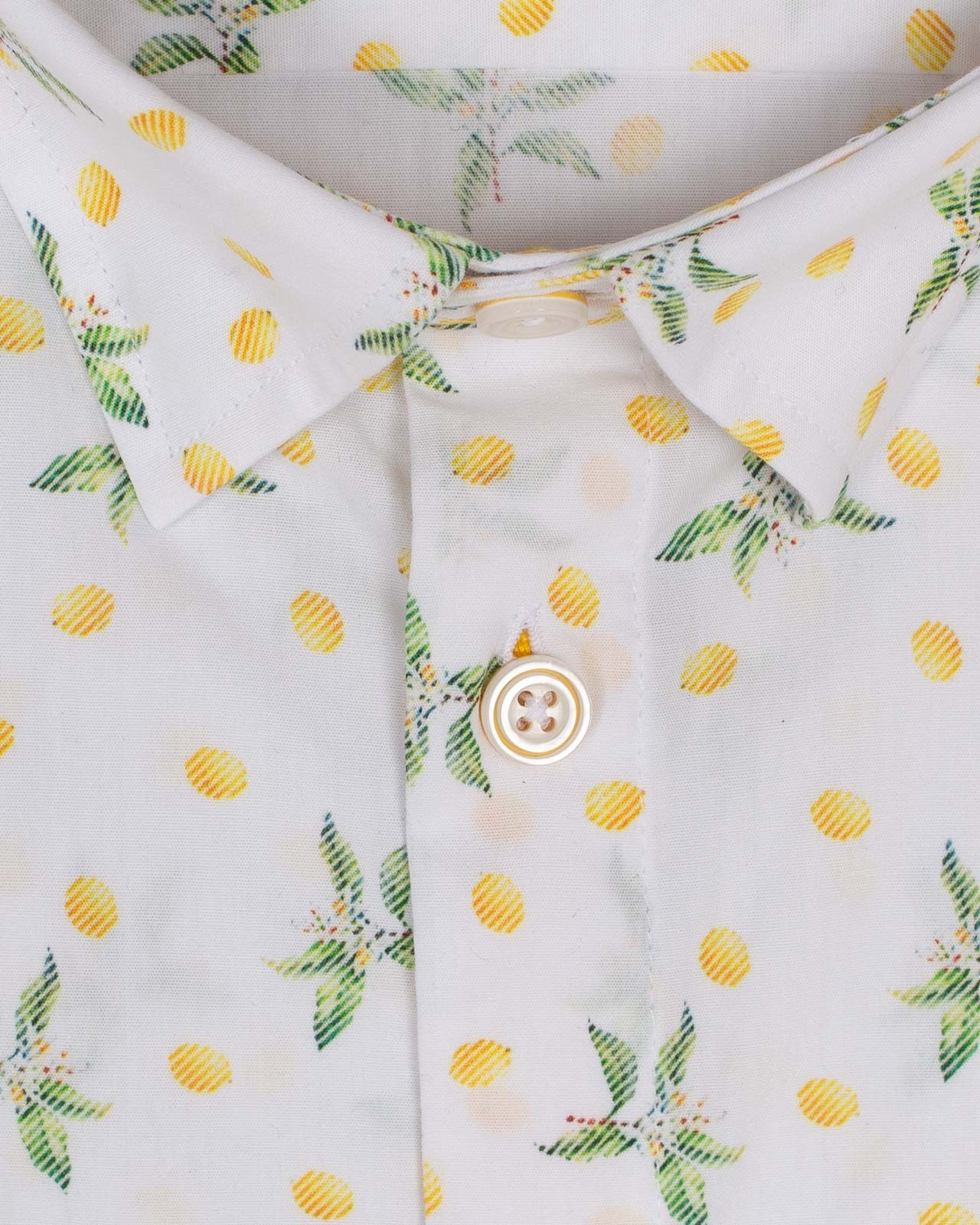 Chemisette motif citrons grande taille jaune