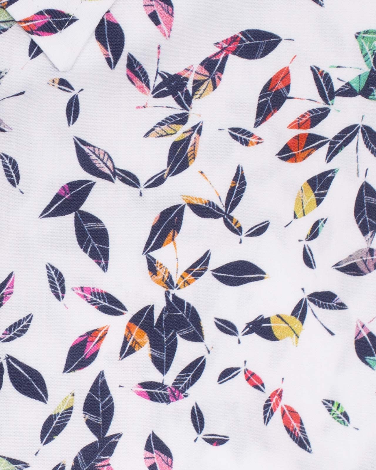 Chemisette motif pétales grande taille blanc