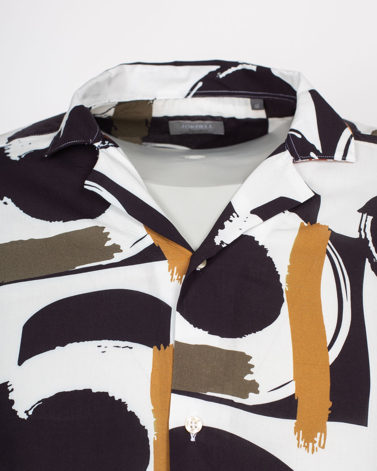 Chemisette grande taille noir et écru