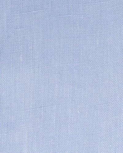 Chemise en lin manches extra-longues 72 cm bleu