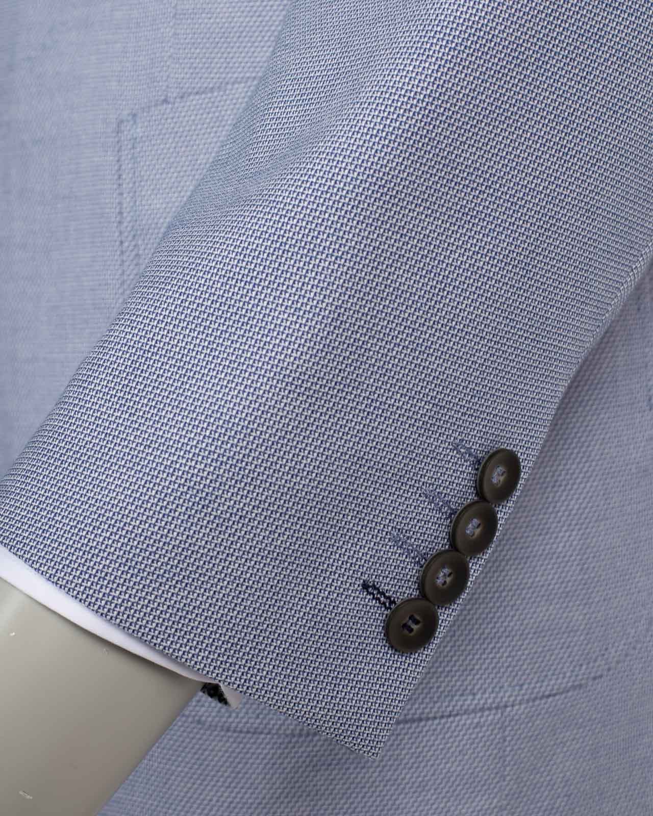 Veste armuré grande taille bleu ciel