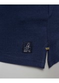 Polo piqué stretch grande taille bleu marine