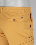 Short cargo grande taille jaune