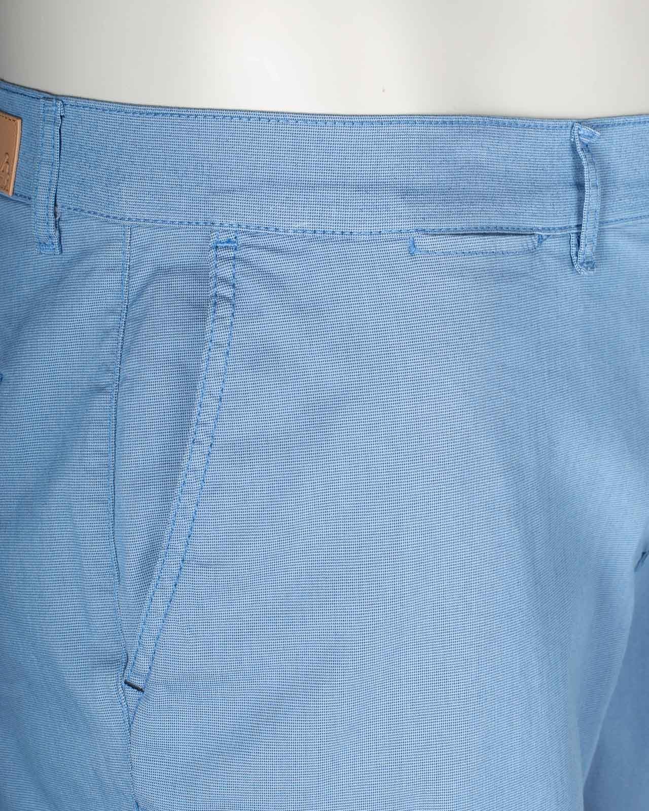 Short chino grande taille bleu