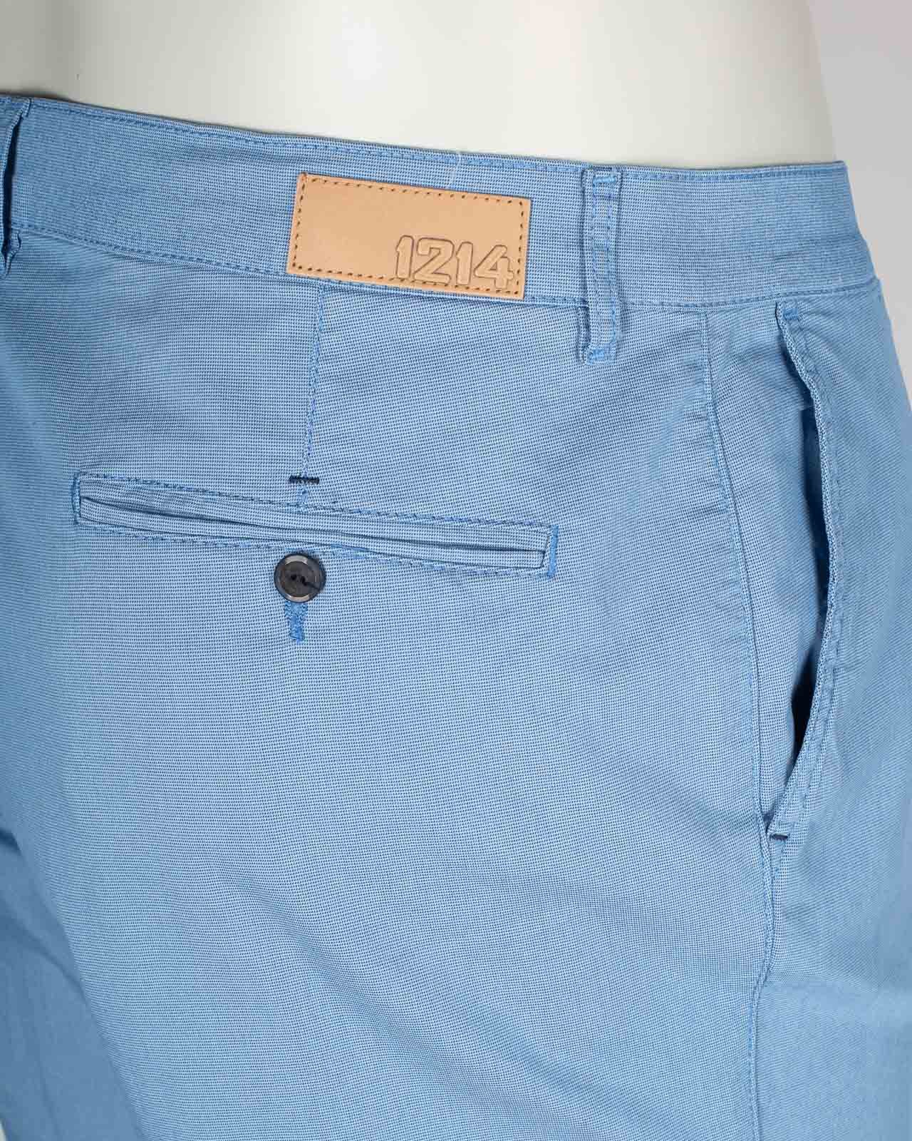 Short chino grande taille bleu
