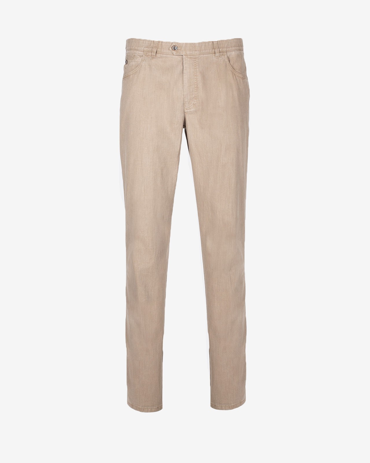 Pantalon chino grande taille beige