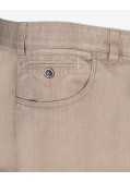 Pantalon chino grande taille beige
