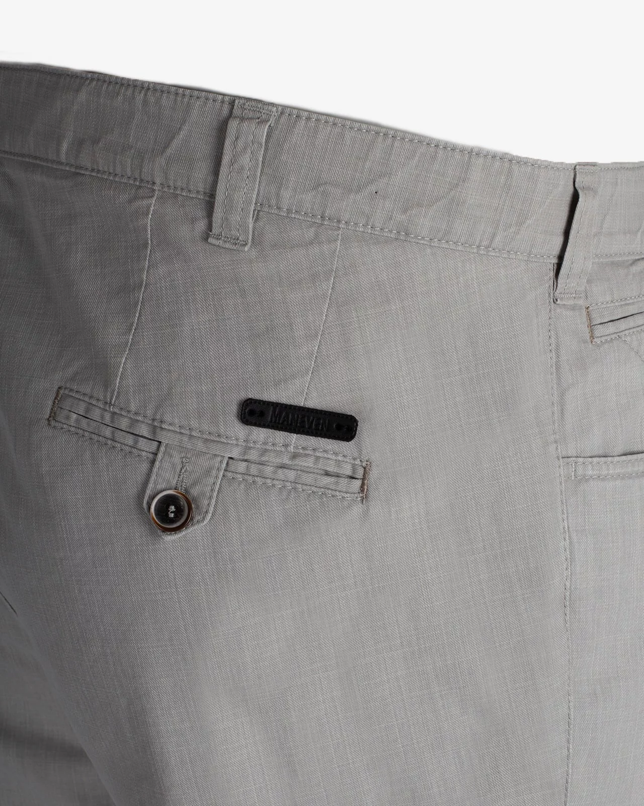Pantalon chino grande taille écru