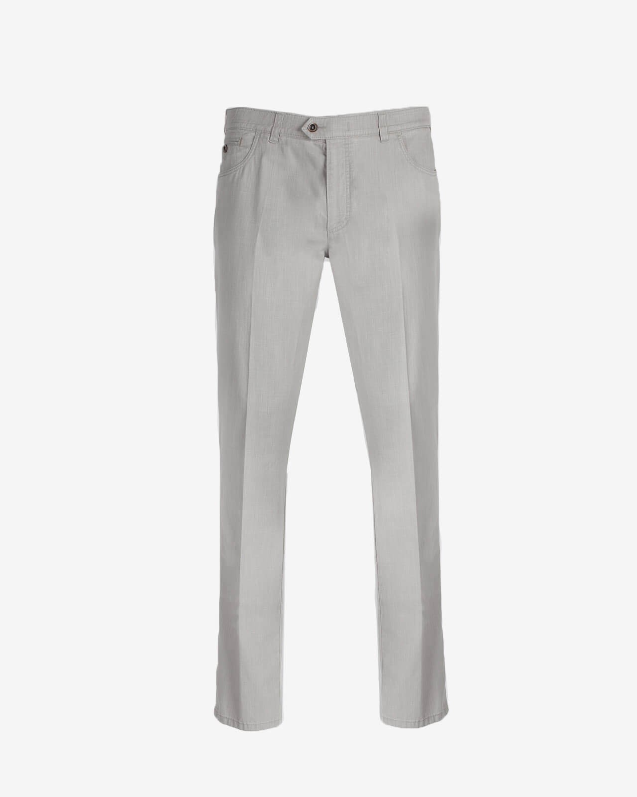 Pantalon chino grande taille écru