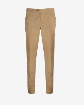 Pantalon chino grande taille jaune