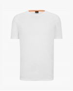 Tee-shirt flammé grande taille blanc