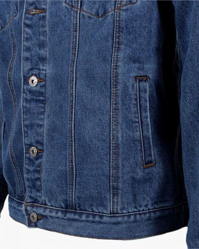 Veste en jean grande taille bleu Trucker