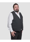 Gilet de cérémonie grande taille noir