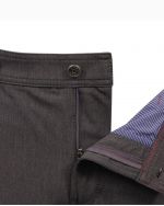 Pantalon micro-fibre grande taille gris