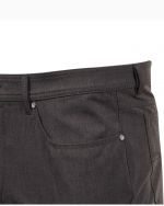 Pantalon micro-fibre grande taille gris