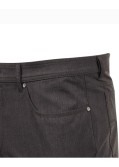 Pantalon micro-fibre grande taille gris