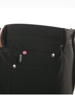 Pantalon micro-fibre grande taille noir