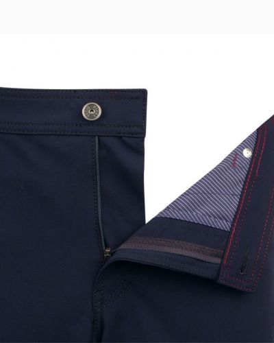 Pantalon micro-fibre grande taille bleu marine