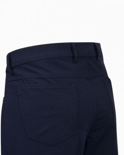 Pantalon micro-fibre grande taille bleu marine