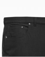 Pantalon 5 poches micro-fibre grande taille noir