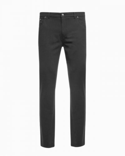 Pantalon 5 poches micro-fibre grande taille noir