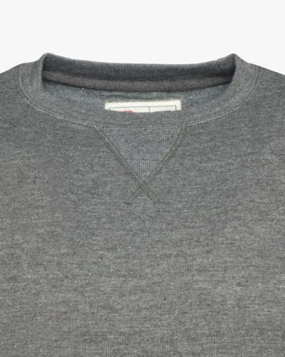 Sweat grande taille en coton gris