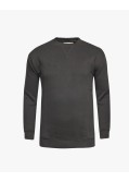 Sweat grande taille en coton noir