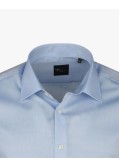 Chemise cintrée manches extra-longues 72 cm en coton bleue