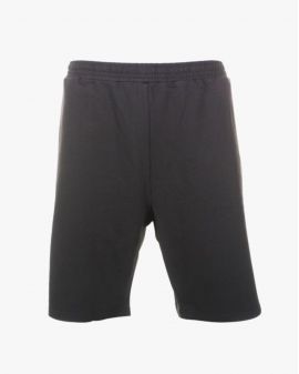 Short de sport pur coton grande taille noir