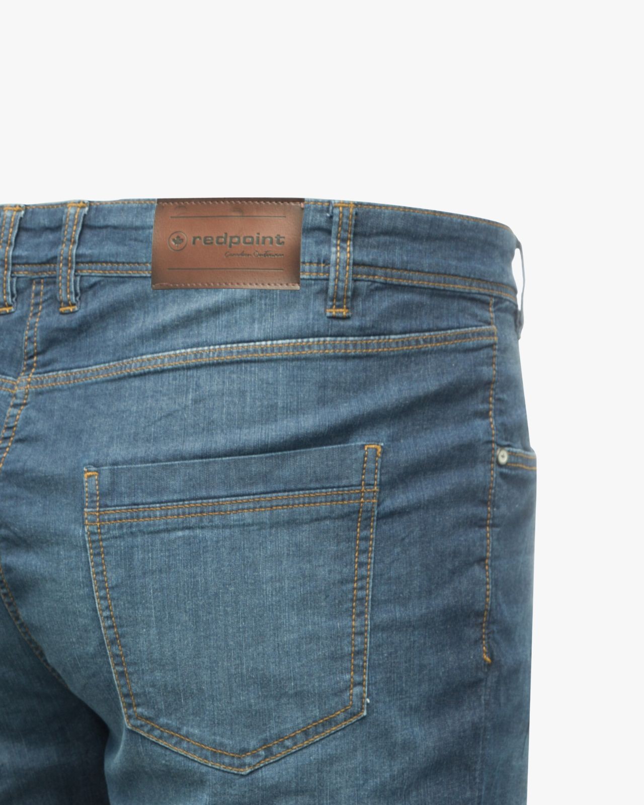 Short denim grande taille bleu marine