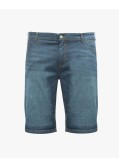 Short denim grande taille bleu marine