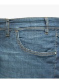 Short denim grande taille bleu marine
