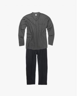 Pyjama grande taille gris