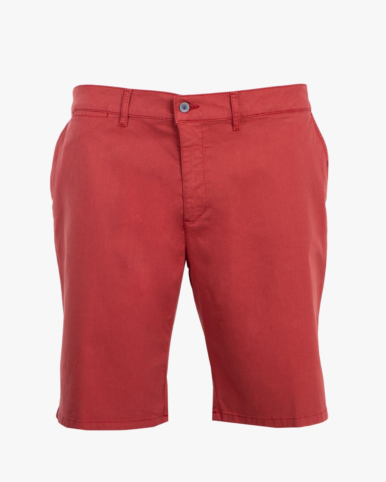 Short chino tencel grande taille rouge