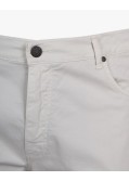 Short chino 5 poches grande taille écru