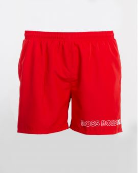 Short de bain grande taille rouge