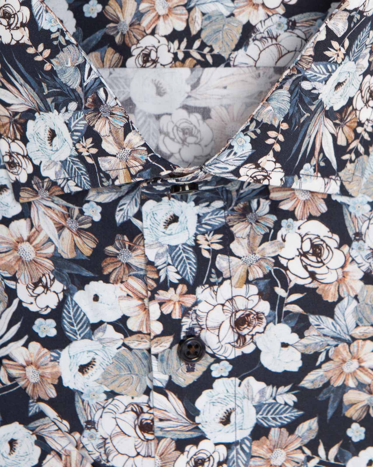 Chemisette grande taille bleu marine