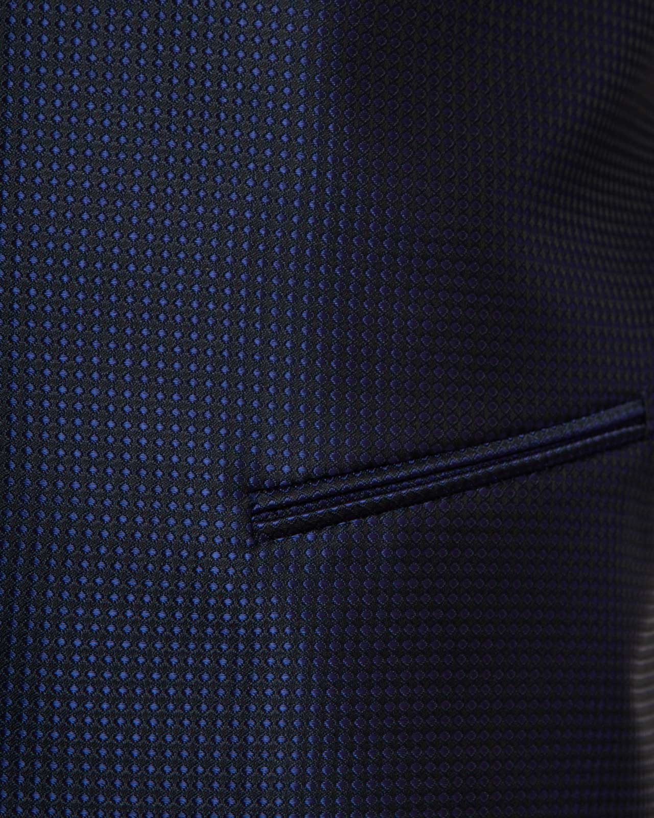 Ensemble cérémonie géométrique grande taille bleu marine