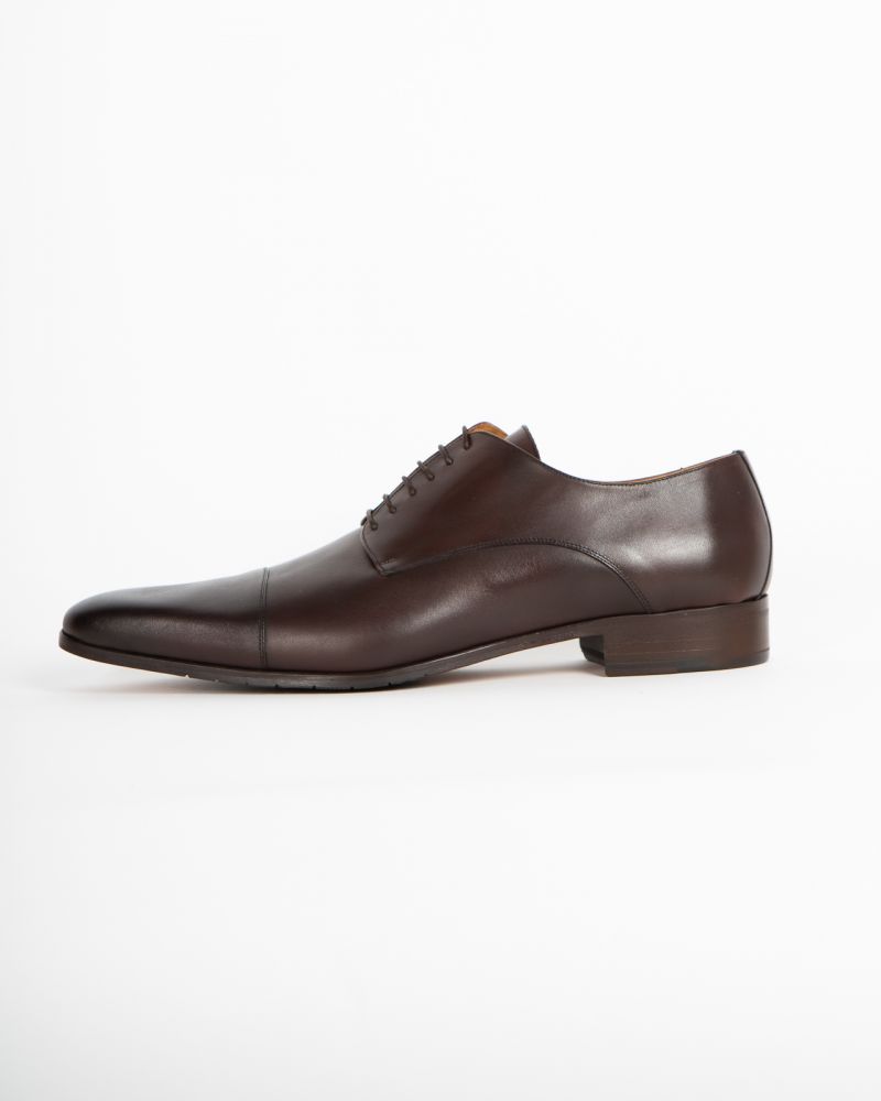 Chaussures de ville Tommy Hilfiger marron en cuir pour homme - Touj