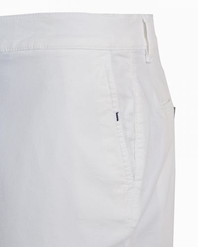 Short chino tencel grande taille blanc